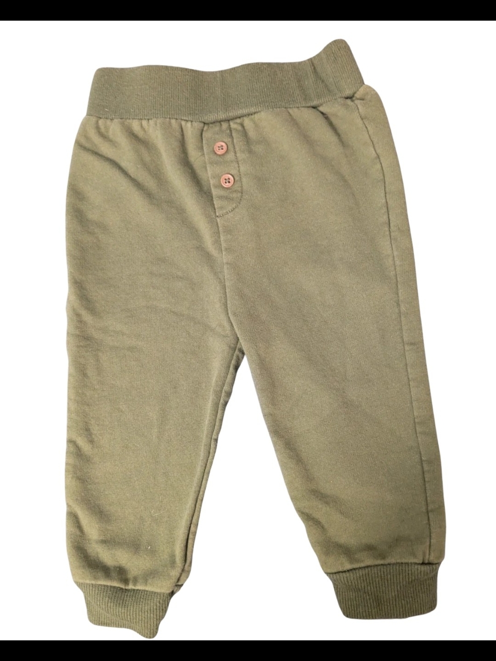 Rene Rofe Olive Green Kids Jogger Pants